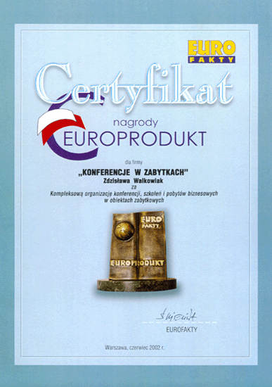 Certyfikat Europrodukt